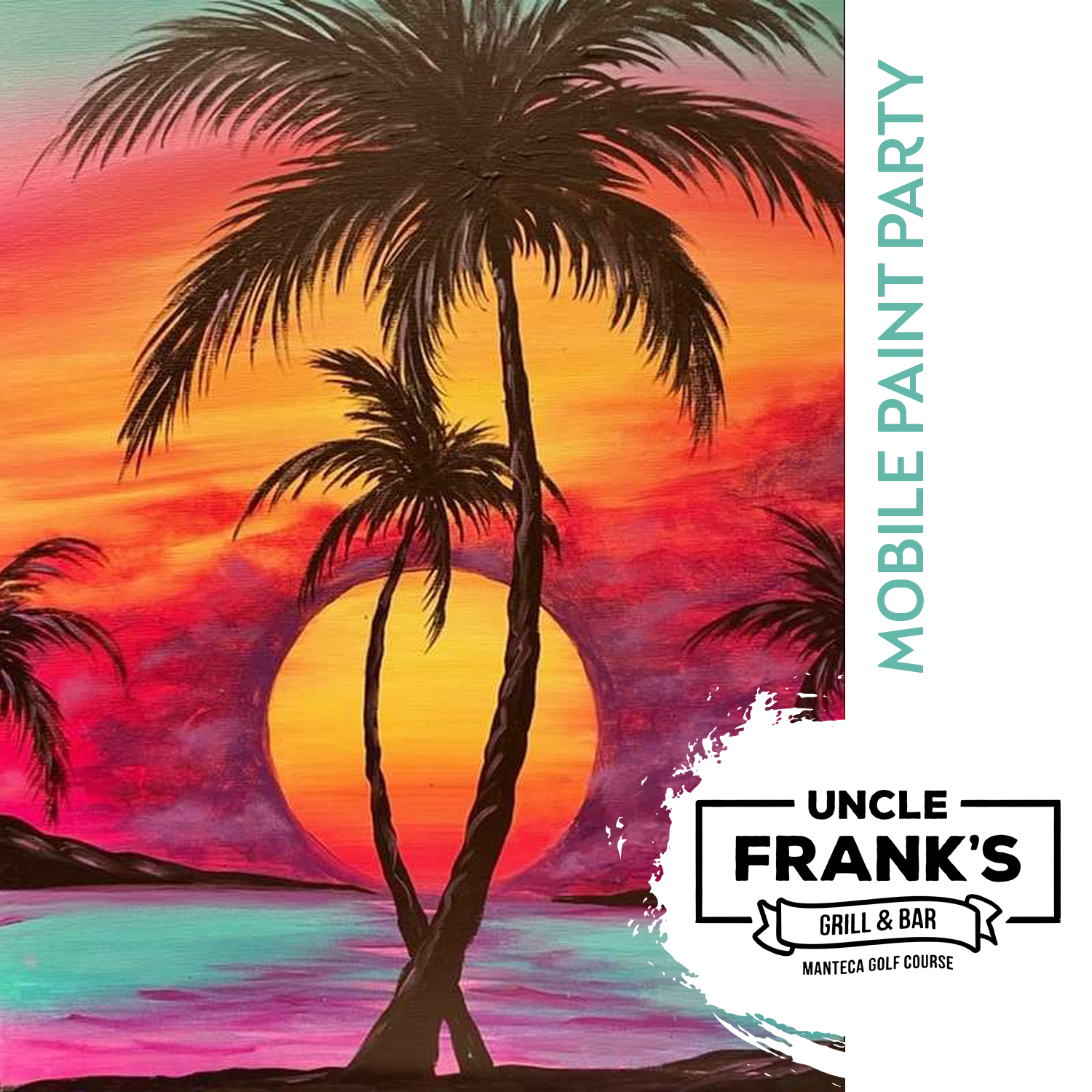 Uncle Frank's Grill Paint & Sip at Manteca Golf Course